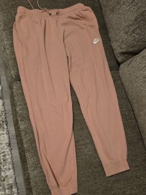 Nike Dusty Pink Jogger Sweatpants